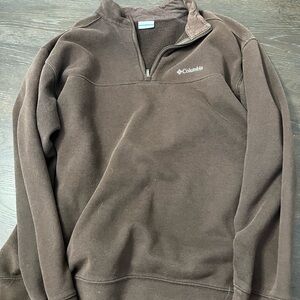 Columbia Men's Chocolate Zip-Up Sweater